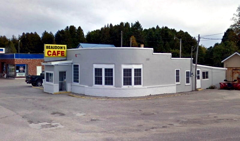 Mid-War Bar (John Henrys) - Street View Of Beaudoins Cafe (newer photo)